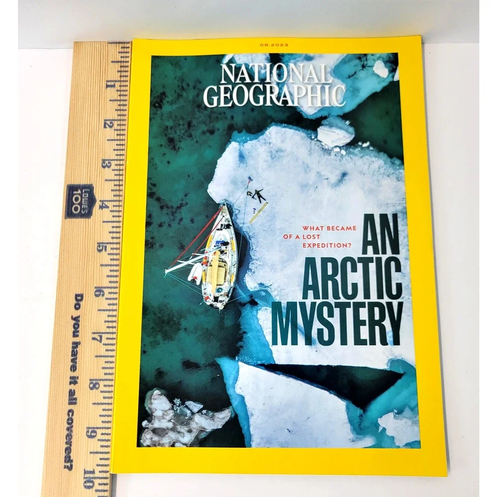 National Geographic Magazine August‎ 2023 An Arctic Mystery Back Issue Science